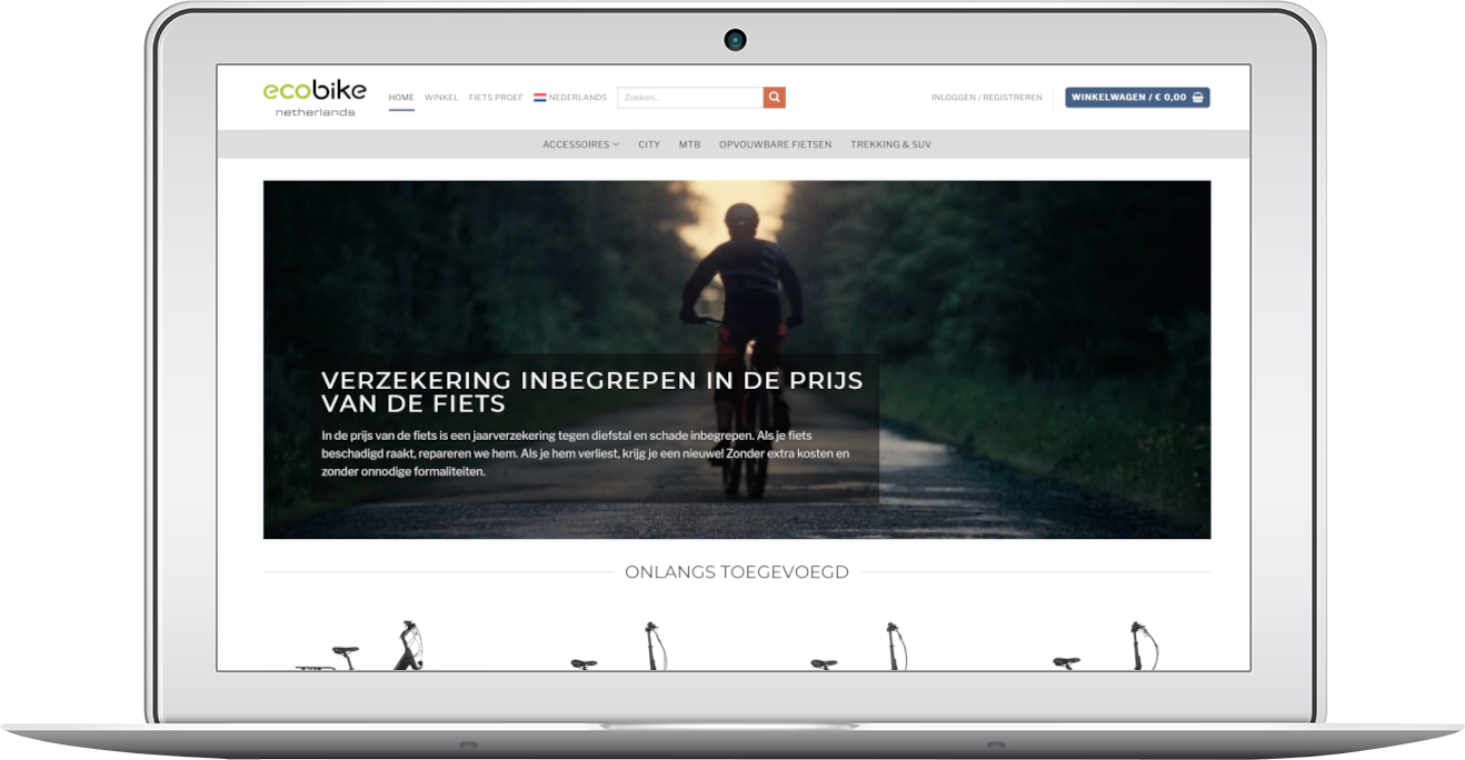 21798281 - modern notebook isolated on white background